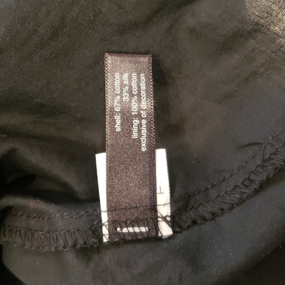 photo - The Limited Strapless Dress Midi Black and Tan Brown - Picture 17 of 17